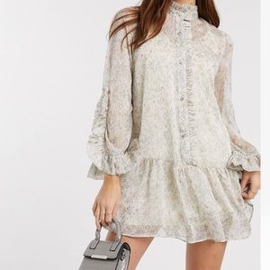 COPY - River island ditsy floral smock dress